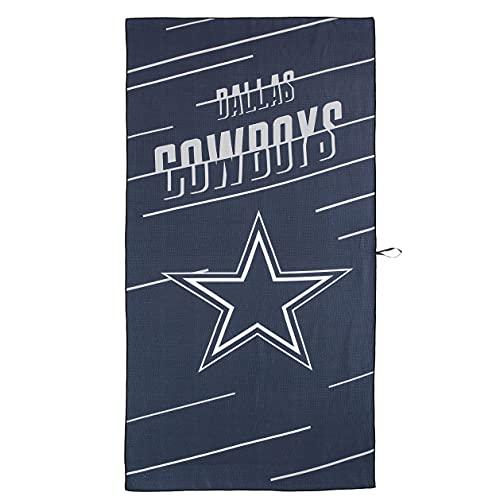 NORTHWEST NFL Dallas Cowboys Beach Towel & Mesh Bag Set, 32" x 64", Splitter - 757 Sports Collectibles