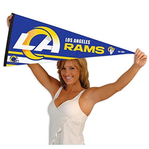 WinCraft Los Angeles Rams Pennant Banner Flag - 757 Sports Collectibles