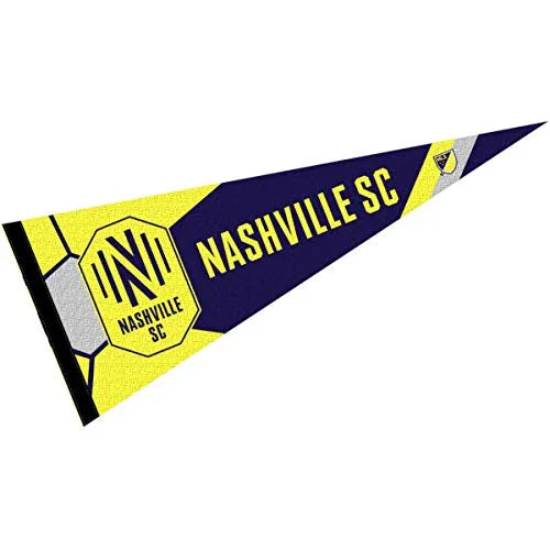 WinCraft Nashville SC Pennant and 12" X 30" Banner - 757 Sports Collectibles