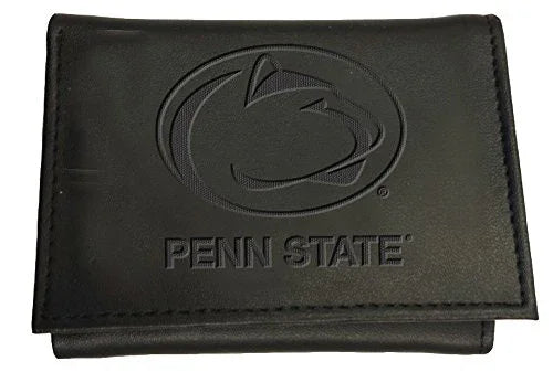 Team Sports America Leather Pennsylvania State Nittany Lions Tri-fold Wallet - 757 Sports Collectibles