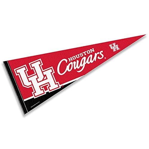 College Flags & Banners Co. Houston Pennant Full Size Felt - 757 Sports Collectibles