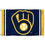 WinCraft Milwaukee Brewers 3x5 Foot Grommet Flag - 757 Sports Collectibles