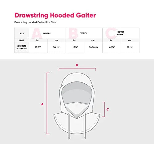 FOCO Cleveland Browns NFL Drawstring Hooded Gaiter - 757 Sports Collectibles