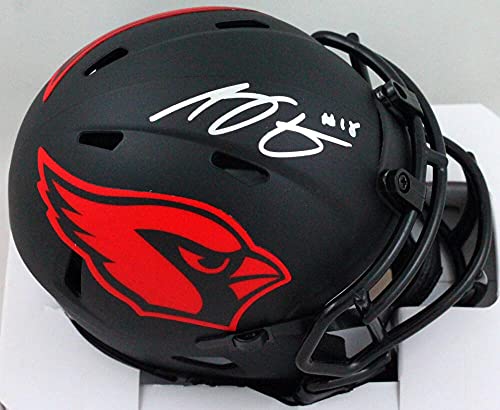 AJ Green Autographed Cardinals Eclipse Mini Helmet- Beckett W Silver - 757 Sports Collectibles