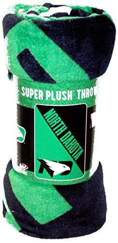 The Northwest Company NCAA North Dakota Fighting Hawks Unisex Blanket Plush Halftone, Green, 46 x 60-inches ('087918166080) - 757 Sports Collectibles