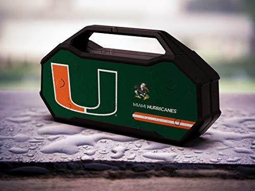NCAA Miami Hurricanes XL Wireless Bluetooth Speaker, Team Color - 757 Sports Collectibles