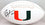 Ray Lewis Autographed Miami Hurricanes Logo Football- Beckett W Black - 757 Sports Collectibles