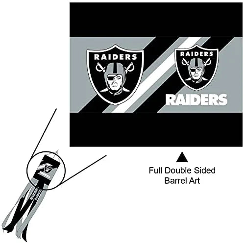 Las Vegas Raiders Team Windsock - 757 Sports Collectibles