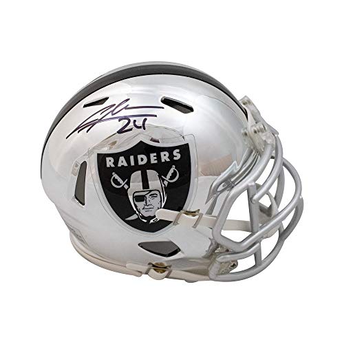 Charles Woodson Autographed Raiders Chrome Mini Football Helmet - Fanatics - 757 Sports Collectibles