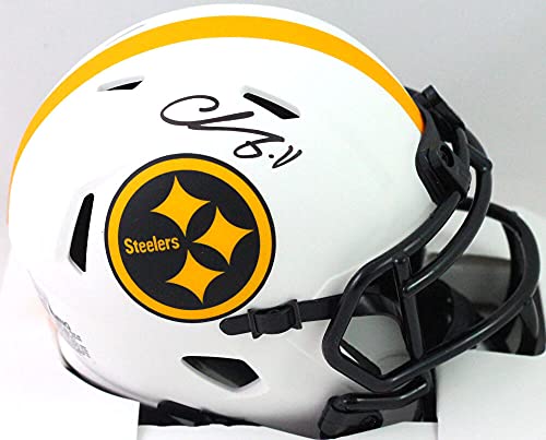 Chase Claypool Autographed Pittsburgh Steelers Lunar Mini Helmet- Beckett W Blk - 757 Sports Collectibles