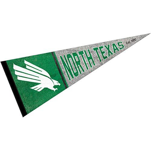 North Texas Mean Green Pennant Throwback Vintage Banner - 757 Sports Collectibles