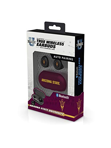NCAA Arizona State Sun Devils True Wireless Earbuds, Team Color - 757 Sports Collectibles
