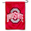 OSU Buckeyes Red Garden Flag and Yard Banner - 757 Sports Collectibles