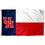 College Flags & Banners Co. Houston Cougars State of Texas Flag - 757 Sports Collectibles