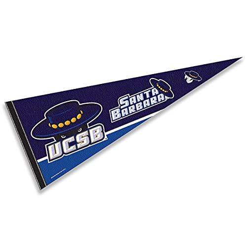 College Flags & Banners Co. UCSB Gauchos Pennant Full Size Felt - 757 Sports Collectibles