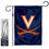 UVA Cavaliers New Logo Logo Garden Flag and Flag Stand Holder Flagpole Set - 757 Sports Collectibles