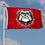 College Flags & Banners Co. Georgia Bulldogs Red Dawgs Flag - 757 Sports Collectibles