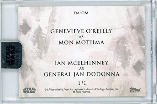 Mon Mothma General Dodonna 2018 Topps Star Wars Stellar Signatures Auto 1/1 - 757 Sports Collectibles