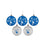 FOCO Kentucky Wildcats NCAA 5 Pack Shatterproof Ball Ornament Set - 757 Sports Collectibles