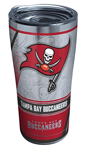 Tervis Triple Walled NFL Tampa Bay Buccaneers Insulated Tumbler Cup Keeps Drinks Cold & Hot, 20oz - Stainless Steel, Edge - 757 Sports Collectibles