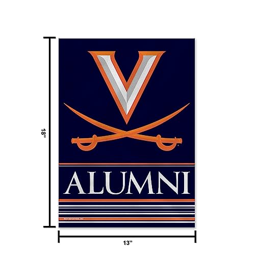 Rico Industries NCAA Virginia Cavaliers Alumni 13" x 18" Double Sided Garden Flag - 757 Sports Collectibles
