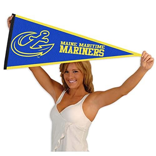 College Flags & Banners Co. Maine Maritime Mariners Pennant - 757 Sports Collectibles