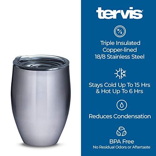 Tervis Triple Walled NFL New Orleans Saints Insulated Tumbler Cup Keeps Drinks Cold & Hot, 12oz - Stainless Steel, Stripes - 757 Sports Collectibles