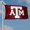 College Flags & Banners Co. Texas A&M Aggies Gray Beveled Flag - 757 Sports Collectibles