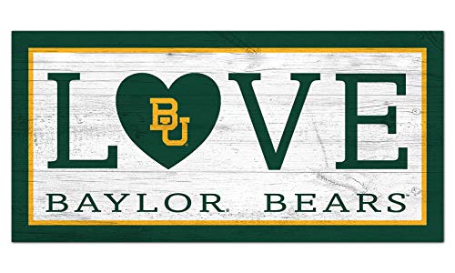 Fan Creations NCAA Baylor Bears Unisex Baylor Love Sign, Team Color, 6 x 12 - 757 Sports Collectibles