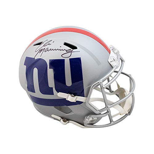 Eli Manning Autographed Giants AMP Replica Full-Size Football Helmet - Fanatics - 757 Sports Collectibles