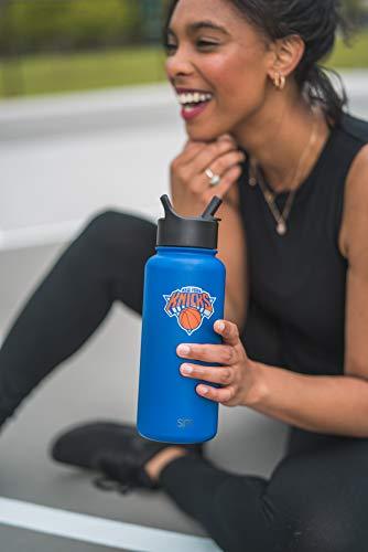 Simple Modern NBA Golden State Warriors 32oz Water Bottle with Straw Lid Insulated Stainless Steel Summit - 757 Sports Collectibles