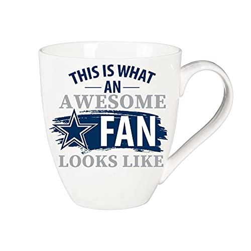 Team Sports America Dallas Cowboys, Ceramic Cup O'Java 17oz Gift Set - 757 Sports Collectibles