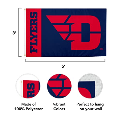 Desert Cactus University of Dayton Flag Flyers UD Flags Banners 100% Polyester Indoor Outdoor 3x5 (Team Name) - 757 Sports Collectibles