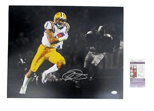 Odell Beckham Jr OBJ LSU Autographed/Signed 16x20 Photo JSA 135990 - 757 Sports Collectibles