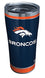Tervis Triple Walled NFL Denver Broncos Insulated Tumbler Cup Keeps Drinks Cold & Hot, 20oz - Stainless Steel, Touchdown - 757 Sports Collectibles