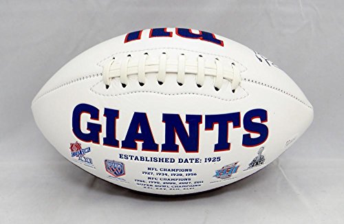 Brad Wing Autographed New York Giants Logo Football- JSA Witnessed Auth - 757 Sports Collectibles