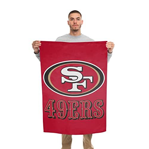 San Francisco 49ers NFL Solid Vertical Flag - 757 Sports Collectibles