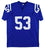 Darius Leonard Authentic Signed Blue Pro Style Jersey Autographed BAS Witnessed - 757 Sports Collectibles