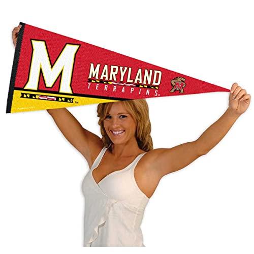 College Flags & Banners Co. Maryland Pennant Full Size Felt - 757 Sports Collectibles