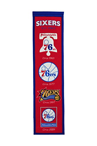 NBA Philadelphia 76ers Heritage Banner - 757 Sports Collectibles