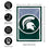Team Sports America NCAA Double Sided Michigan State University House Flag Officially Licensed Sports Flag for Home Office Yard Sports Gift - 757 Sports Collectibles