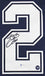 Cowboys Emmitt Smith Signed Navy Blue Reebok Jersey Autographed BAS Witnessed - 757 Sports Collectibles