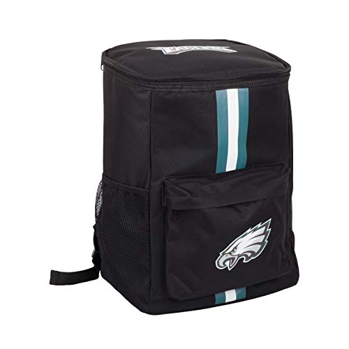 FOCO Cooler Backpack – Portable Soft Sided Ice Chest – Insulated Bag Holds 36 Cans (Philadelphia Eagles) - 757 Sports Collectibles