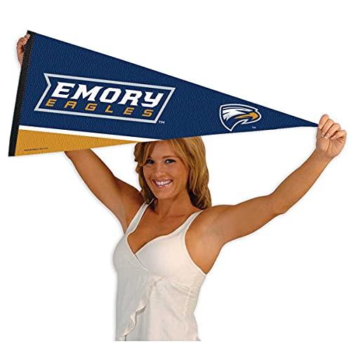 College Flags & Banners Co. Emory Eagles Pennant Full Size Felt - 757 Sports Collectibles