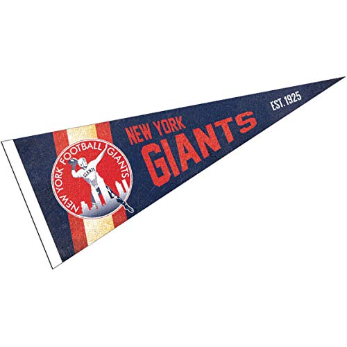 WinCraft New York Giants Throwback Vintage Retro Pennant Flag - 757 Sports Collectibles