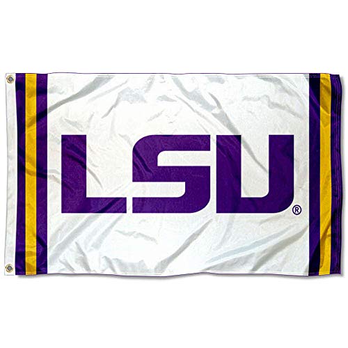 College Flags & Banners Co. Louisiana State LSU Tigers Field Stripes Flag - 757 Sports Collectibles