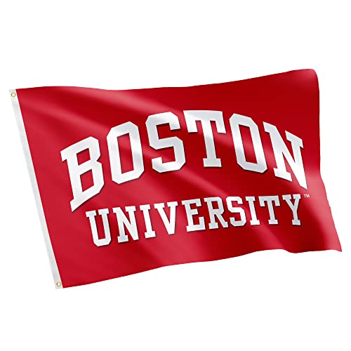 Desert Cactus Boston University Flag Terriers BU Flags Banners 100% Polyester Indoor Outdoor 3x5 (Style 1) - 757 Sports Collectibles