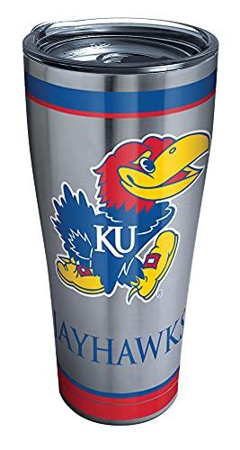 Tervis Triple Walled University of Kansas UK Jayhawks Insulated Tumbler Cup Keeps Drinks Cold & Hot, 30oz - Stainless Steel, Tradition - 757 Sports Collectibles