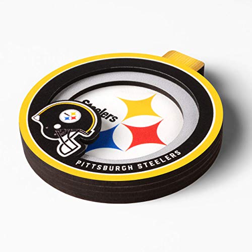 YouTheFan NFL Pittsburgh Steelers 3D Logo Series Ornament - 757 Sports Collectibles