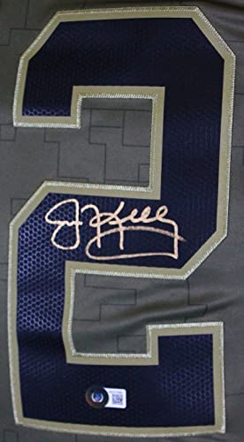 Jim Kelly Buffalo Bills Autographed Nike Salute To Service Limited Player Jersey-Beckett W Hologram Gold - 757 Sports Collectibles